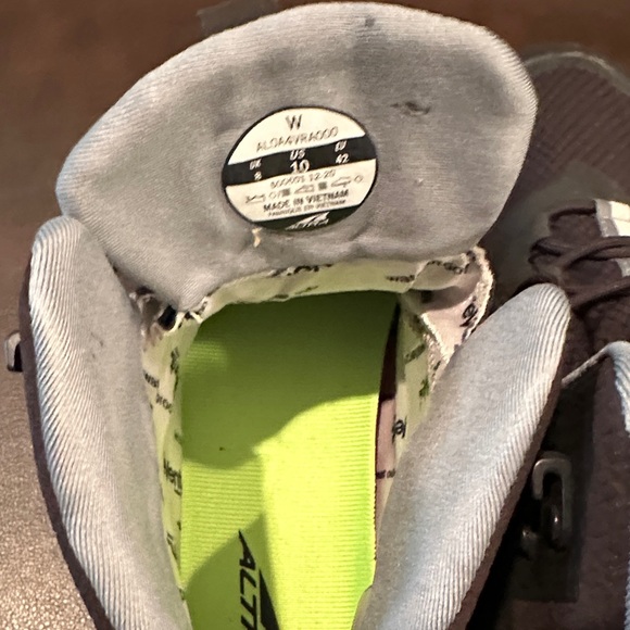 Altra Black and Gray Lace Up Boots - Picture 7 of 9